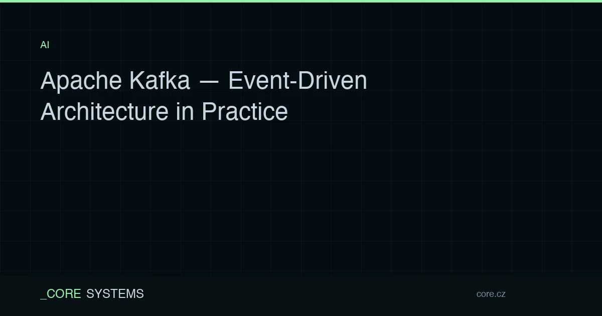 Apache Kafka — Event-Driven Architecture in Practice
