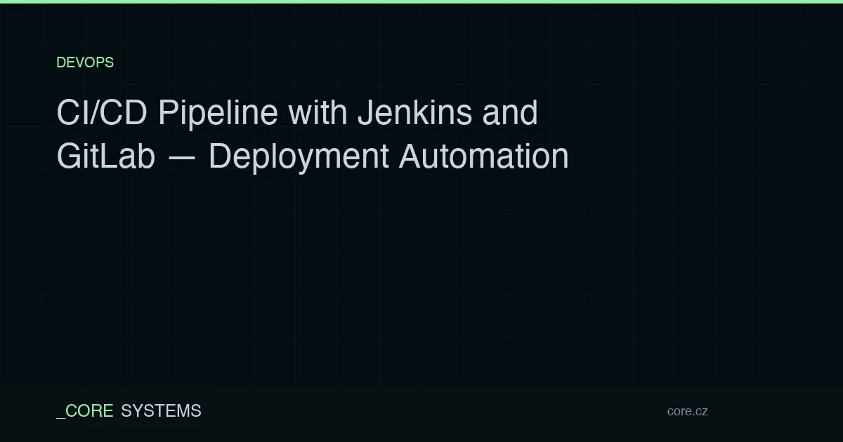 CI/CD Pipeline with Jenkins and GitLab — Deployment Automation